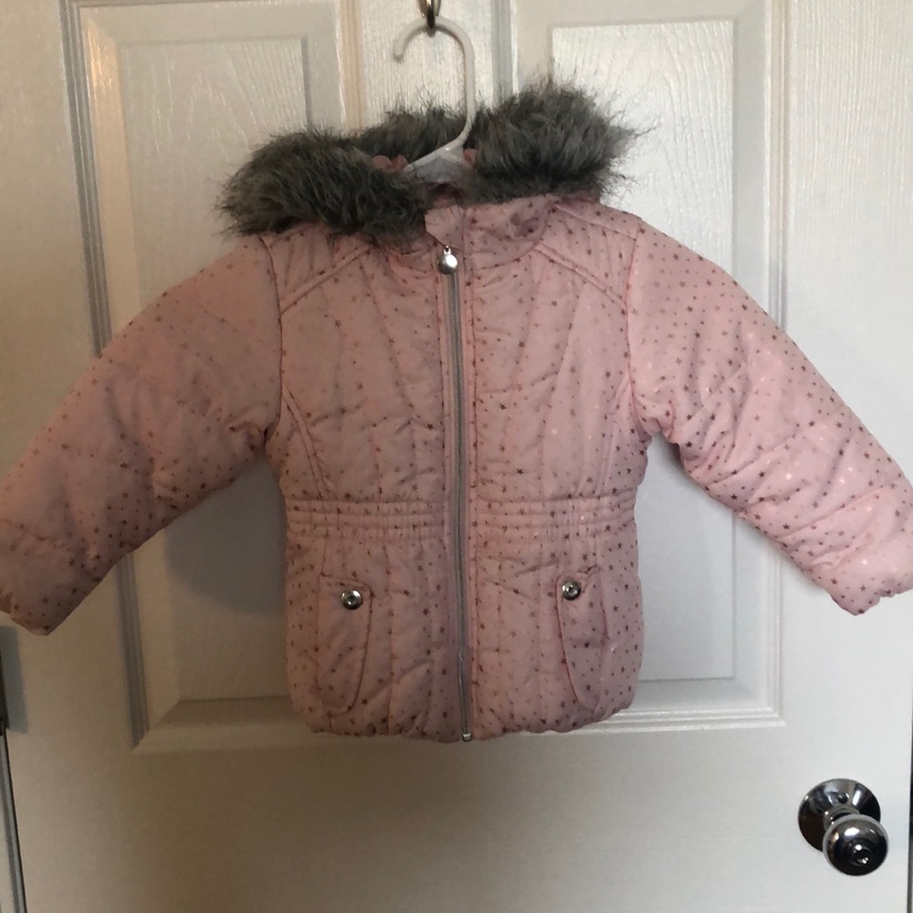Girls 2T hooded puffer jacket